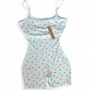 SKIMS Soft Lounge Candy Heart Romper XS NEW